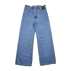 Levi's Premium Denim Ribcage Wide Leg Size 31x32